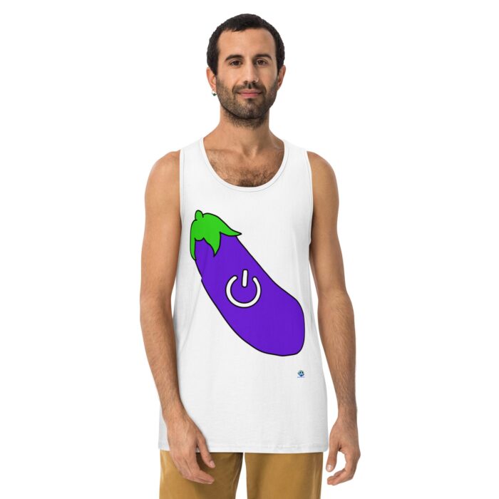 Men’s premium tank top - Power Top / Eggplant - Image 25