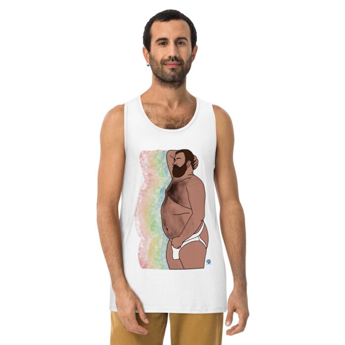 Men’s premium tank top - Radiant - Image 25