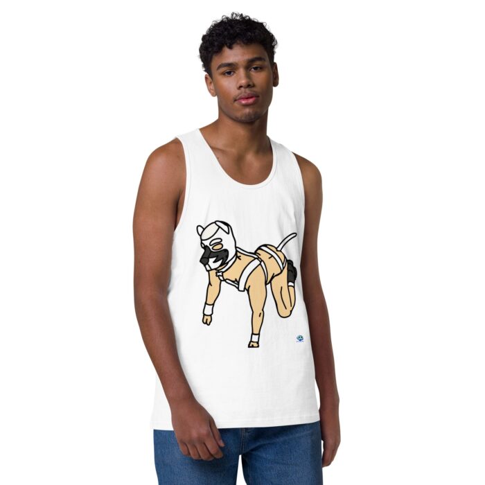Men’s premium tank top - Pup Play - Image 49