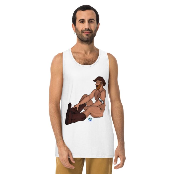 Men’s premium tank top - Rodeo Season - Image 13