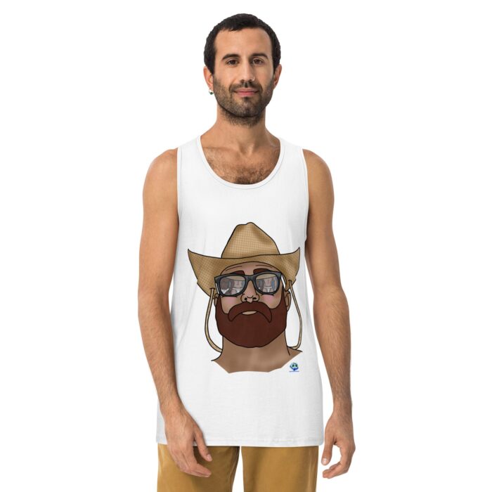 Men’s premium tank top - Sight Line - Image 25