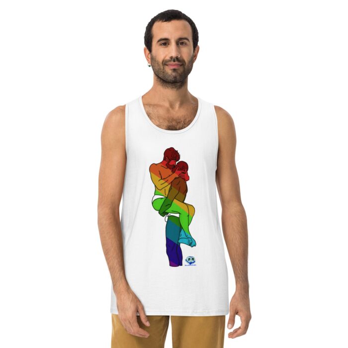 Men’s premium tank top - Skin Tones - Image 25