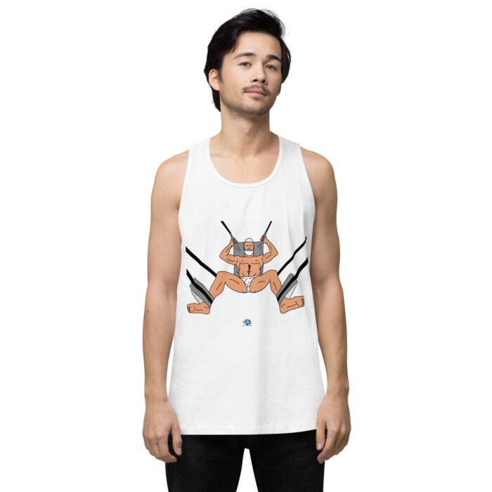 Men’s premium tank top - Sling Set - Image 25