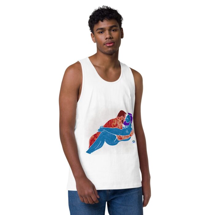 Men’s premium tank top - Steam - Image 49