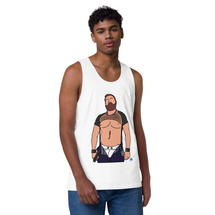 Men’s premium tank top - Strapping Young Cub - Image 49