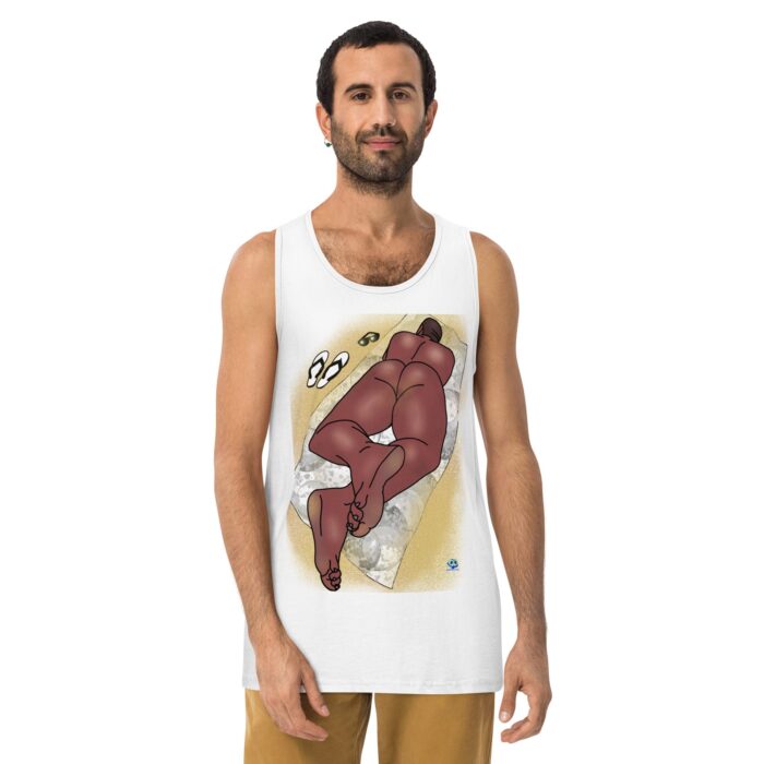 Men’s premium tank top - Suns Out Buns Out - Image 13