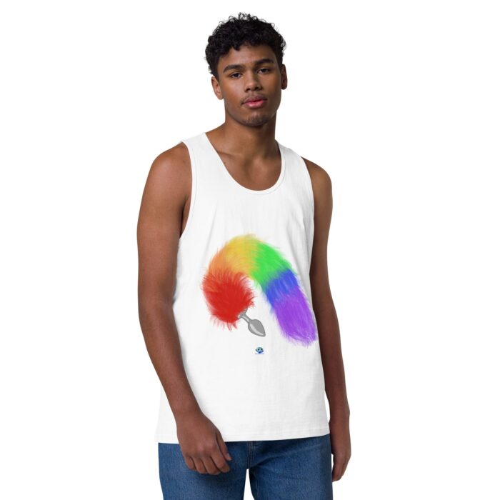 Men’s premium tank top - Tails - Image 49