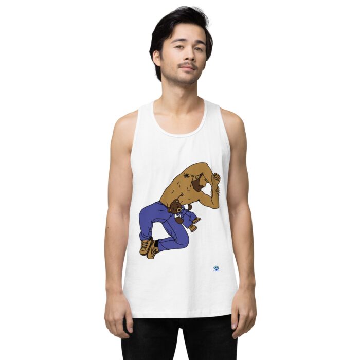 Men’s premium tank top - Teddy Bear Snuggles - Image 61