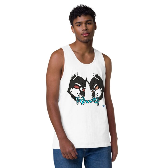 Men’s premium tank top - Tug of War