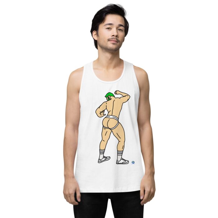 Men’s premium tank top - Up Against The Wall - Image 61