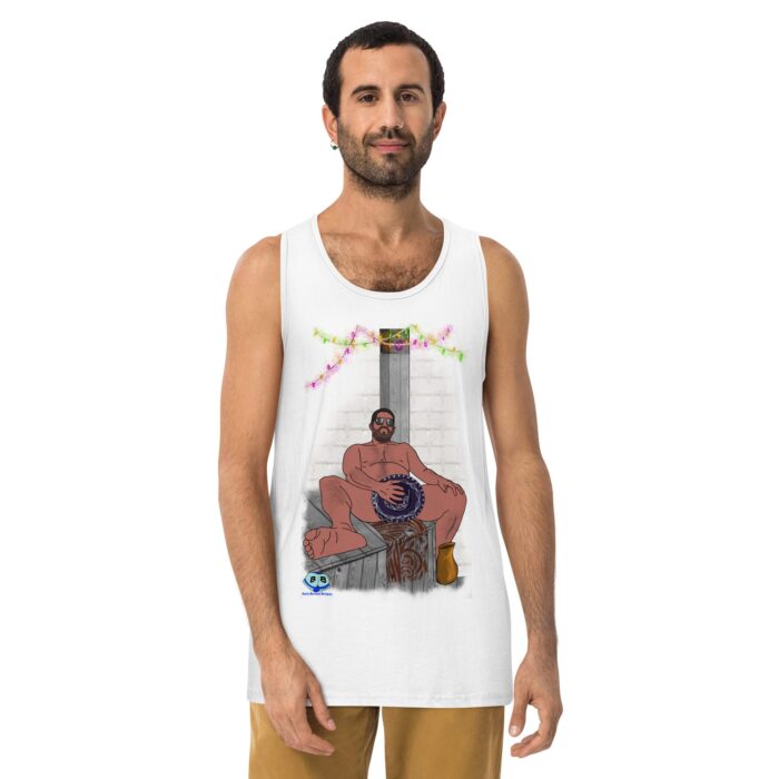 Men’s premium tank top - Vaquero - Image 13