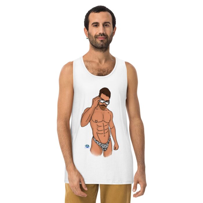 Men’s premium tank top - Wild - Image 25