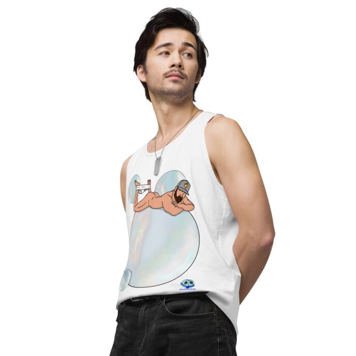 Men’s premium tank top - Bubbles - Image 64