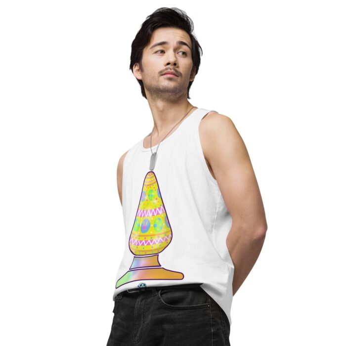 Men’s premium tank top - Easter Egg Butt Plug - Image 54