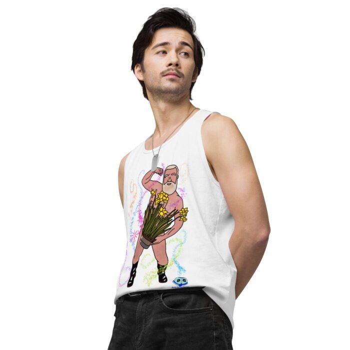 Men’s premium tank top - Flower Power - Image 64