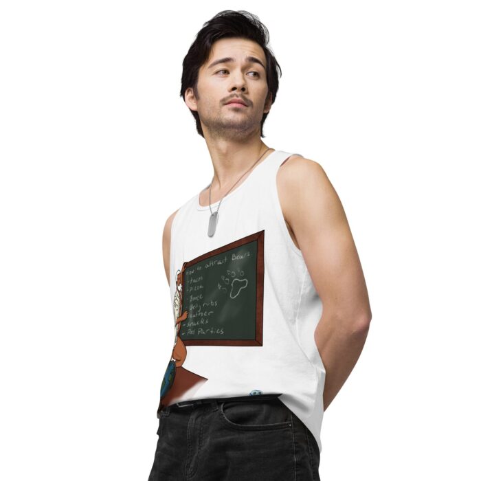 Men’s premium tank top - How To Attract A Bear - Image 64