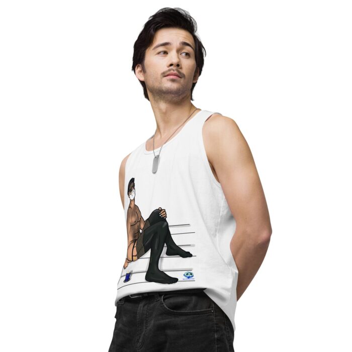 Men’s premium tank top - Leather and Lace - Image 64