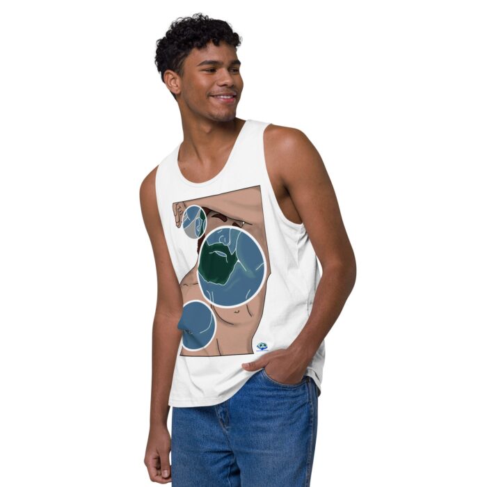 Men’s premium tank top - Negative Feelings - Image 43