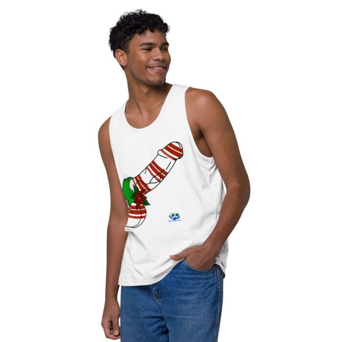 Men’s premium tank top - Peppermint Dick - Image 51