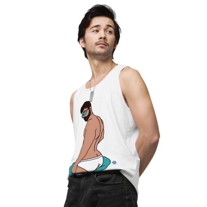 Men’s premium tank top - Pool Boy - Image 64