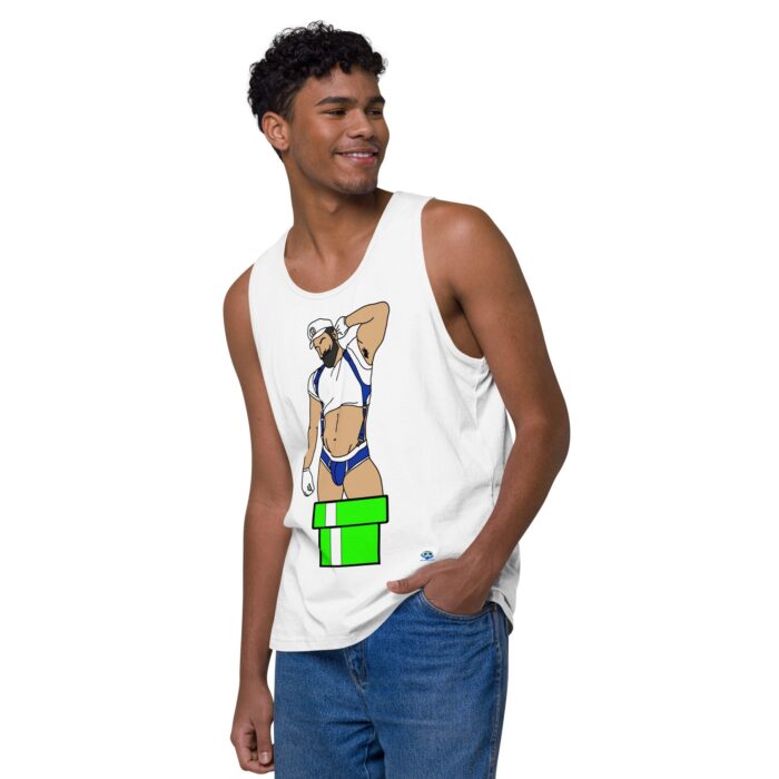 Men’s premium tank top - Warp Pipe Dreams - Image 51