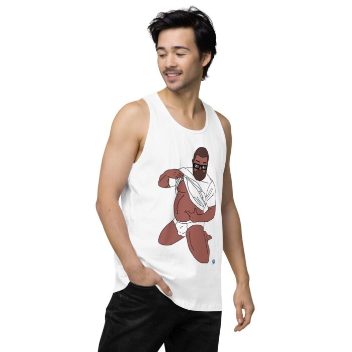 Men’s premium tank top - Belly Pride - Image 63