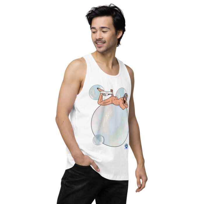 Men’s premium tank top - Bubbles - Image 63