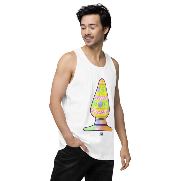 Men’s premium tank top - Easter Egg Butt Plug - Image 53
