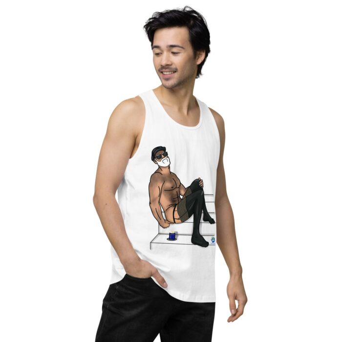 Men’s premium tank top - Leather and Lace - Image 63