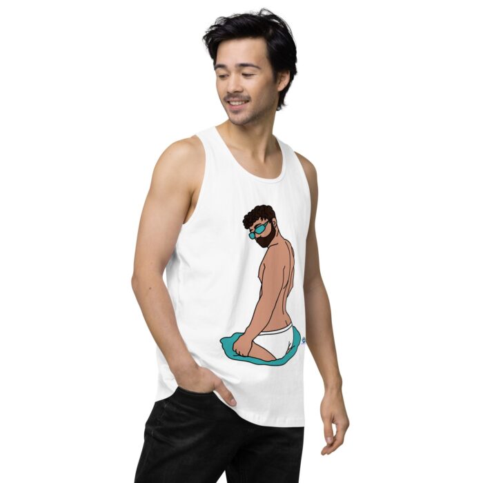 Men’s premium tank top - Pool Boy - Image 63