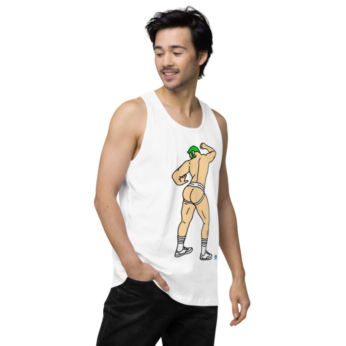Men’s premium tank top - Up Against The Wall - Image 63