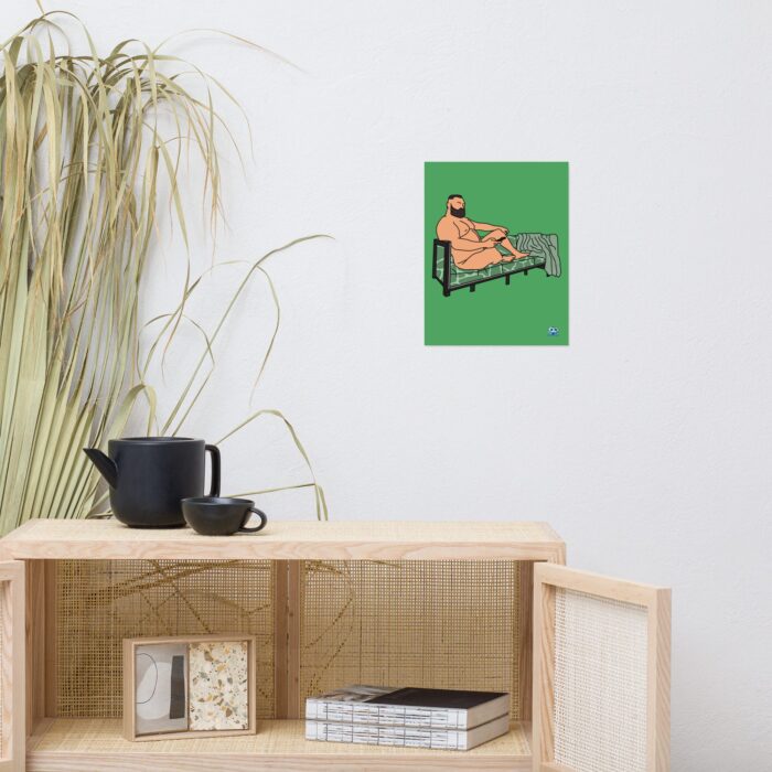 Photo paper poster - Giraffe Couch - Image 3
