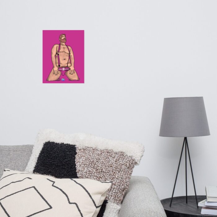 Photo paper poster - Neon Circuit - Image 3