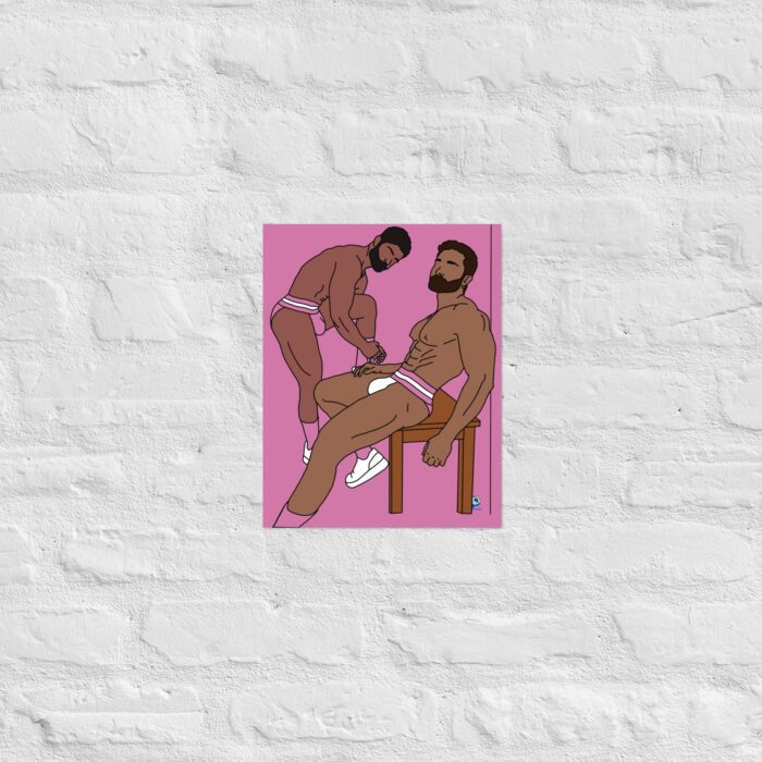 Photo paper poster - Steam Room Couple - Image 3