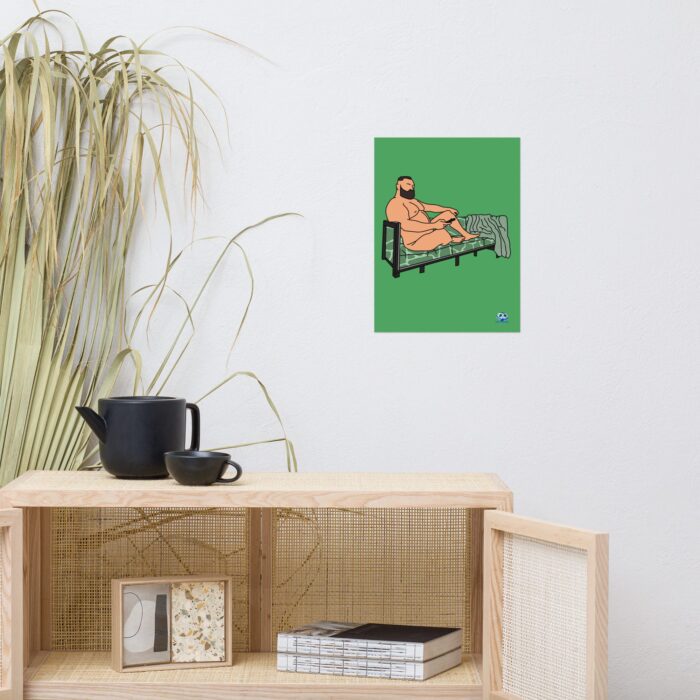 Photo paper poster - Giraffe Couch