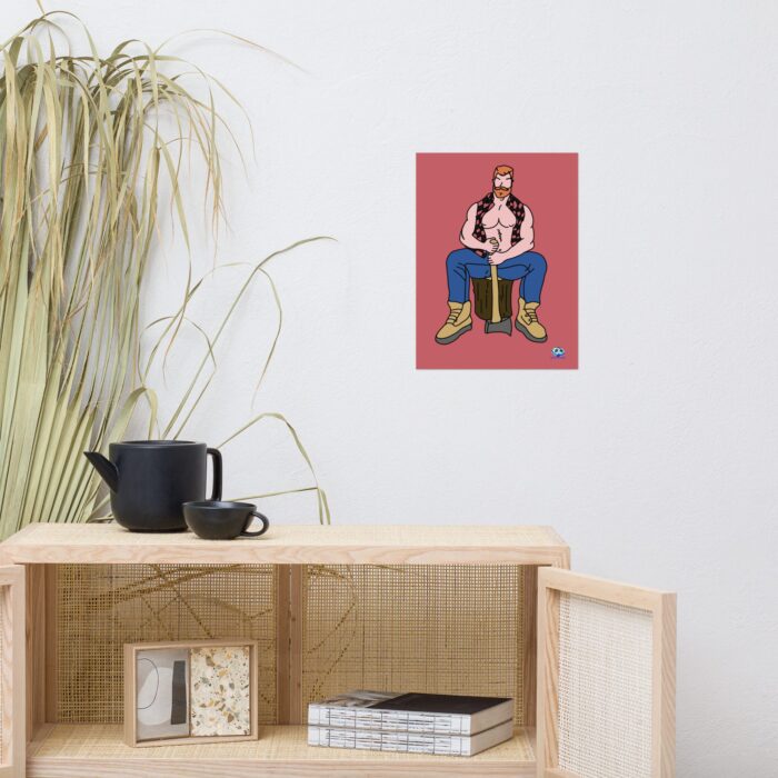 Photo paper poster - Lumberjack
