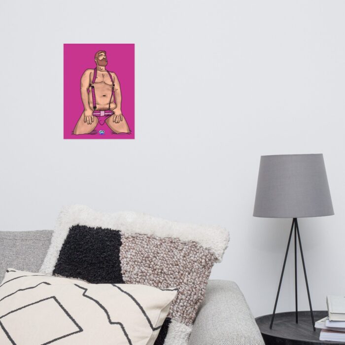 Photo paper poster - Neon Circuit