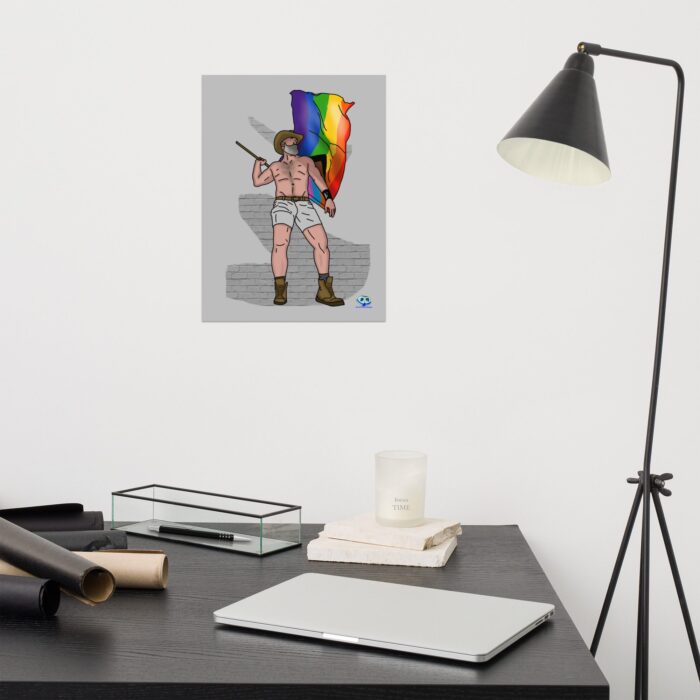 Photo paper poster - Wave it Proudly