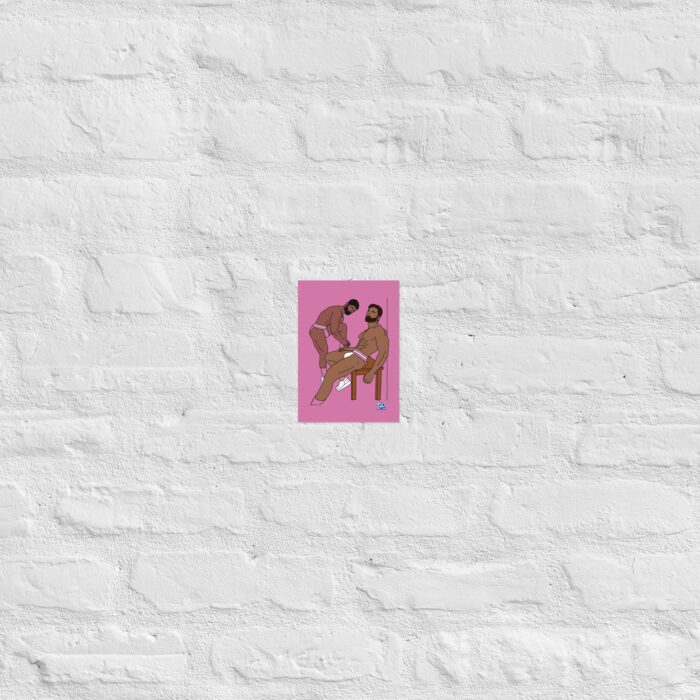 Photo paper poster - Steam Room Couple - Image 2