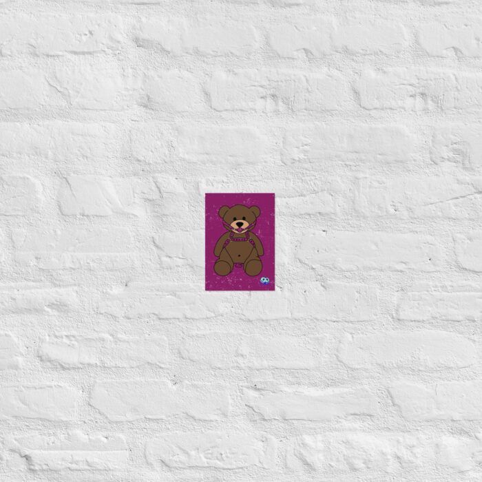 Photo paper poster - Gagged Teddy Bear with Butt Plug - Image 2