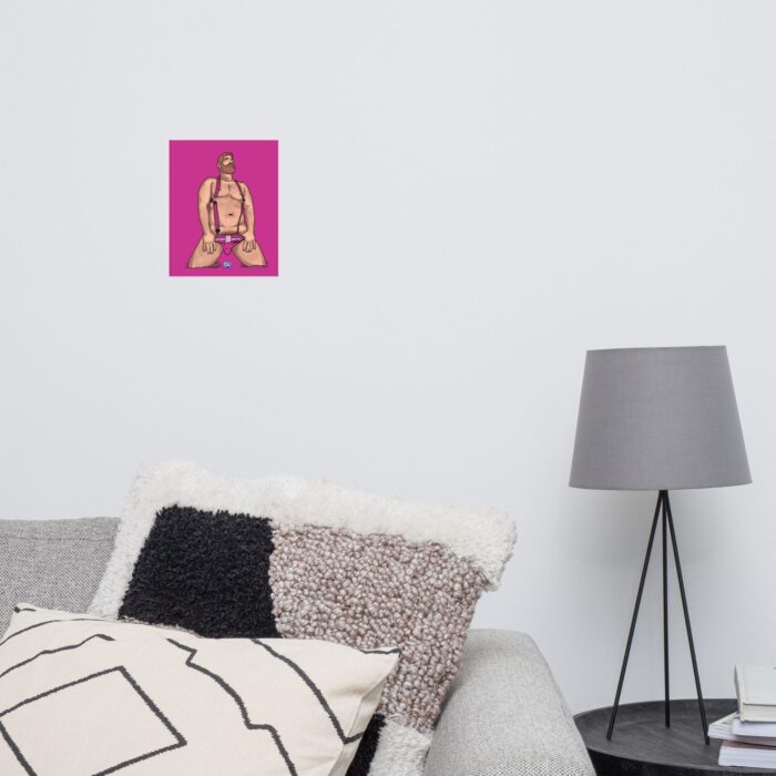 Photo paper poster - Neon Circuit - Image 4