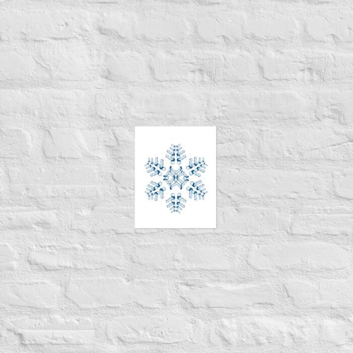 Photo paper poster - Snowflake - Image 4