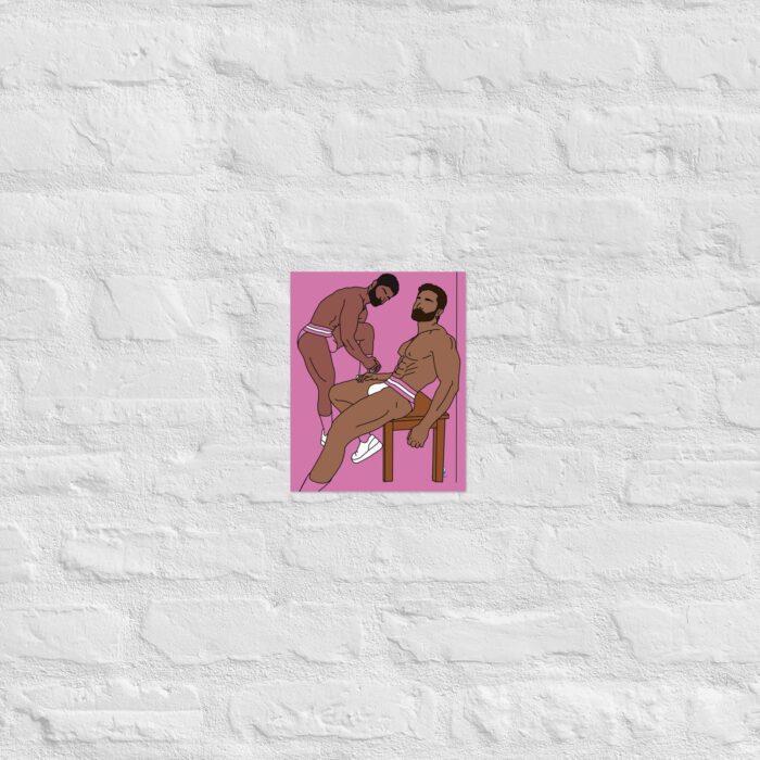 Photo paper poster - Steam Room Couple - Image 4