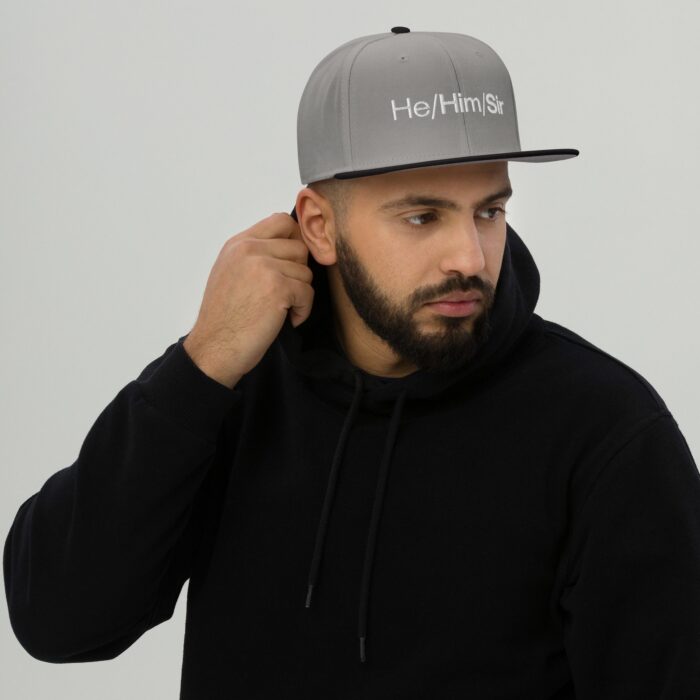 Snapback Hat - He/Him/Sir