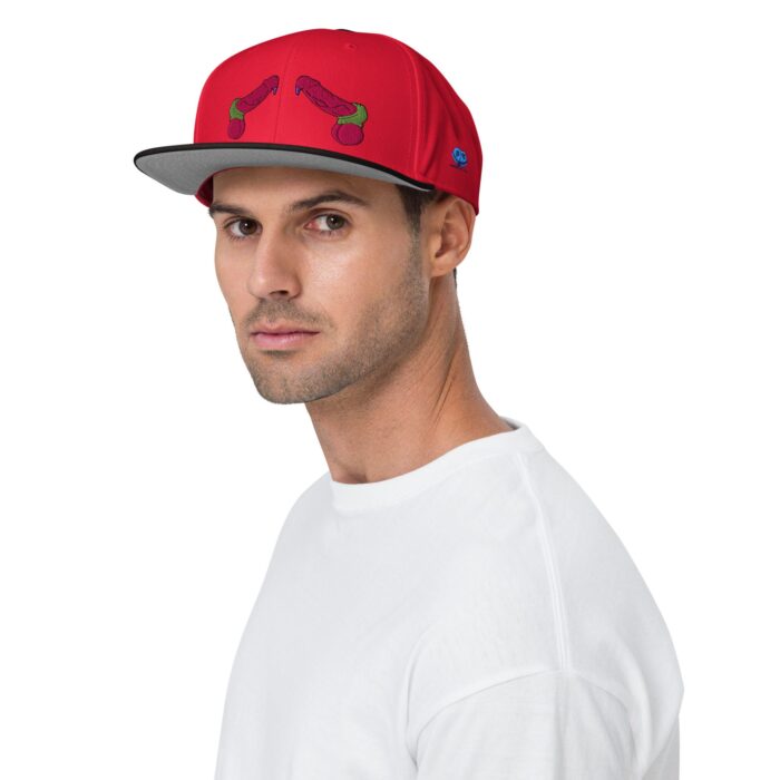 Snapback Hat - Pop Art Cock - Double - Image 13