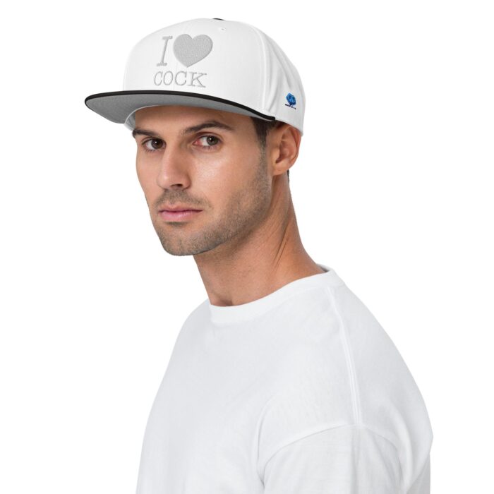 Snapback Hat - I Heart Cock - Image 19