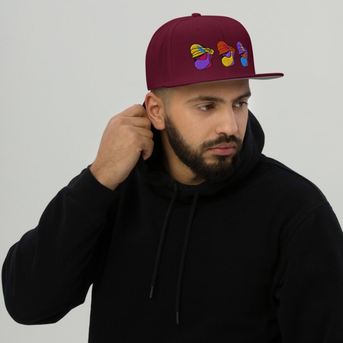 Snapback Hat - Pop Art Daddy - Image 8