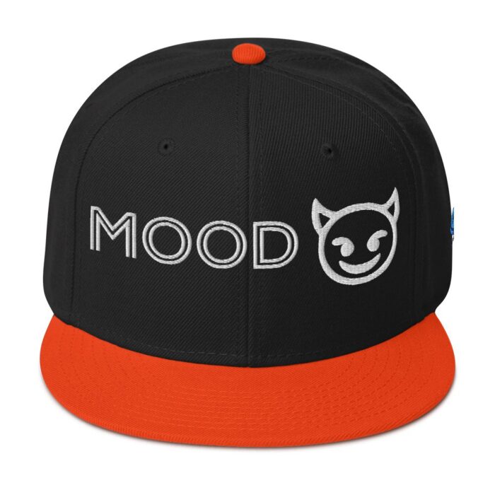 Snapback Hat - Mood Devil Emoji - Image 9
