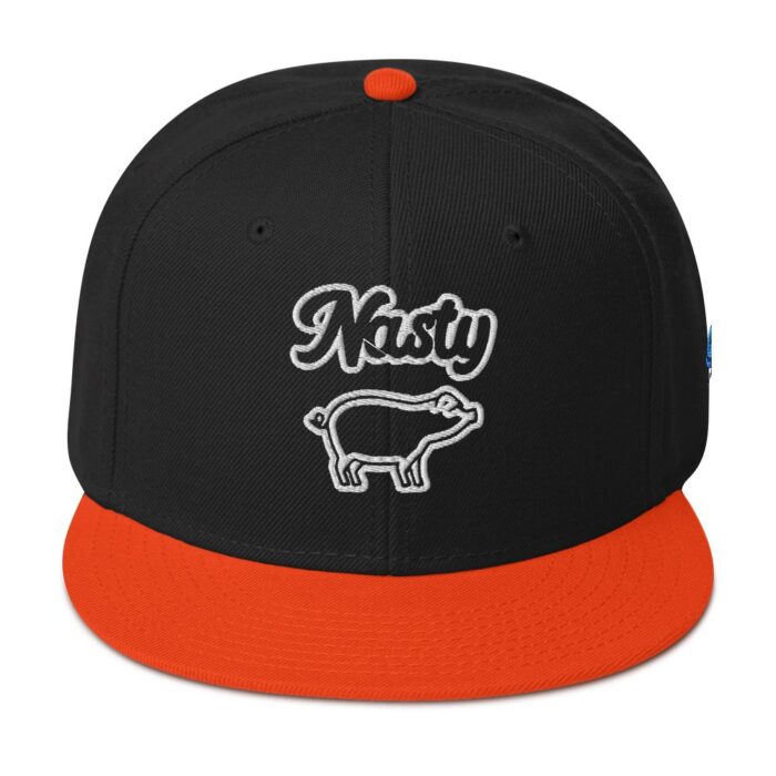 Snapback Hat - Nasty Little Piggy - Image 9