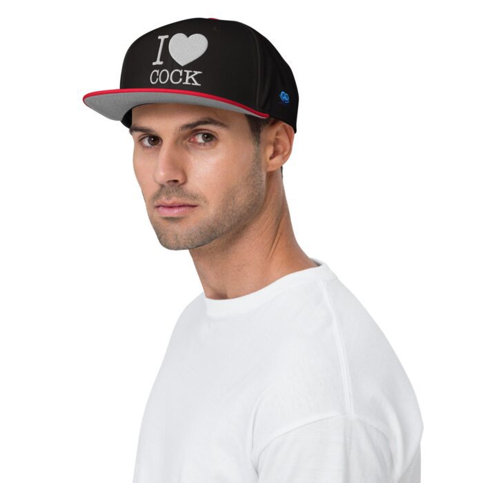 Snapback Hat - I Heart Cock